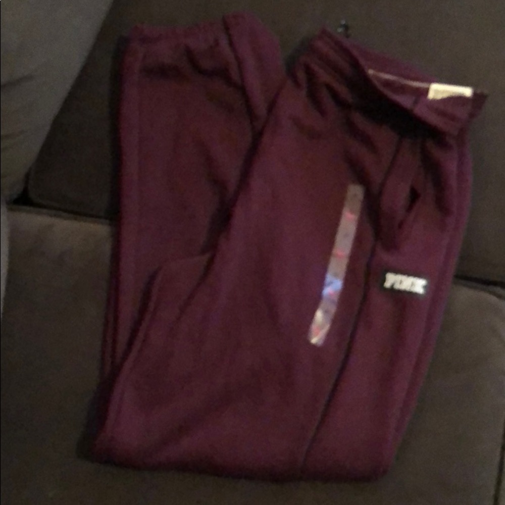 Pink Victoria Secret Campus Pants